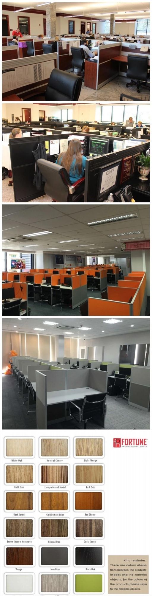 Open Office Space Call Center Wework Modern Furniture Person Workstation