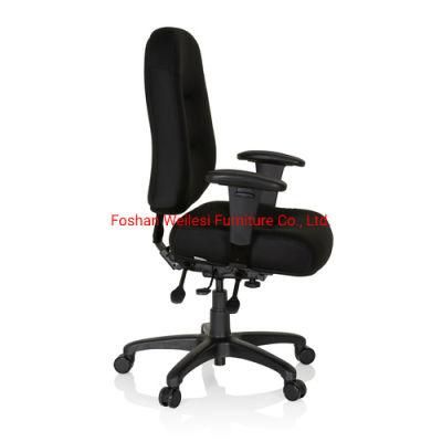 350mm Nylon Base and Castors High Back Color Available with PU Functional Height Adjustable Arms Functional Mechanism Manager Chair