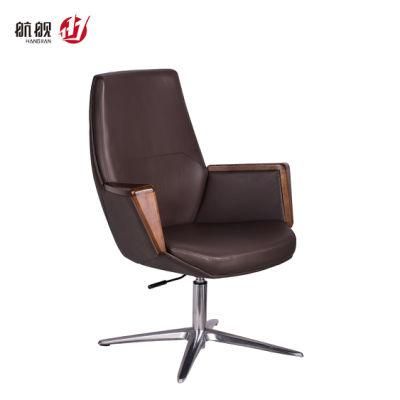 High Quanlity Salon Leisure Visitor Chair Fix Leather Visitor Chair