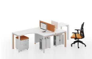 Latest Office Table Design L Shape Linear Workstation with Standard Size
