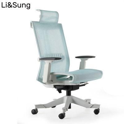 Li&Sung 10002 Full Mesh Adjustable Armrest Ergonomic Mesh Chair
