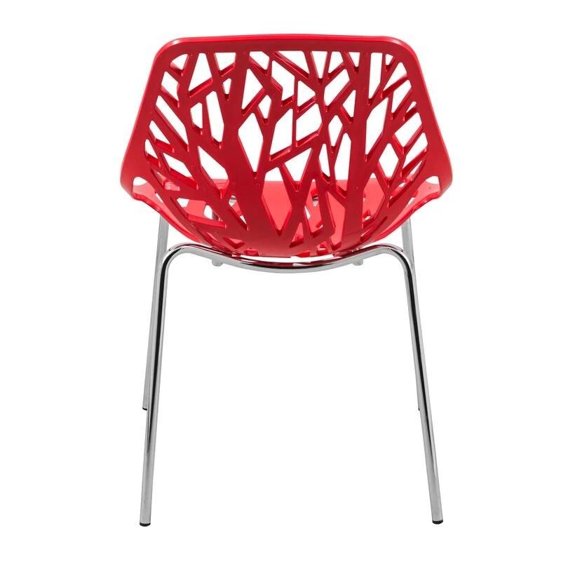Wholesale Plastics Dining Chair PP Chair Stackable Hole Hole