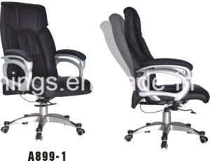 Leather Cover Metal Leg Flexible Boss Armrest Office Chair