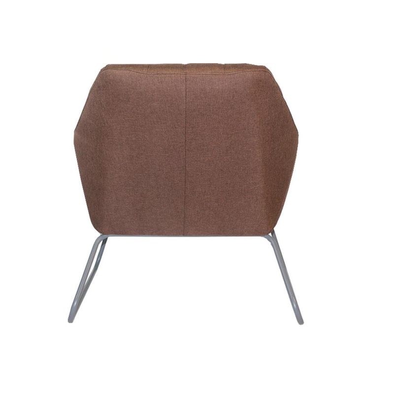 Ergonomic Recline Sofa Chair with Low Back Soft Cushion Fixed Base