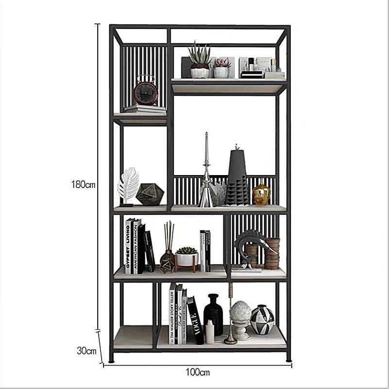 Ready Stock Full Metal Strong Space Saver Shelf Unit Bookshelf Living Room Shelf 0527