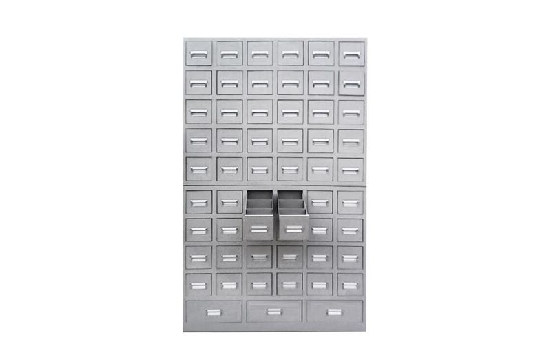 Hospital Use Steel Medicine Pharmacy 57 Drawers Cabinet in Hotsale
