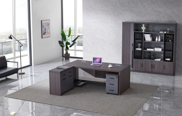 Yifa Chinese Office Desk Desk Modern L-Shaped Desk Executive Office Desk Office Table with Side Table