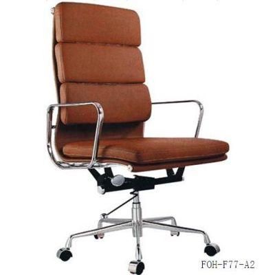 Hot Sale Office Furniture Thick Leather Padded Ergonomic Chair (FOH-F77-A)