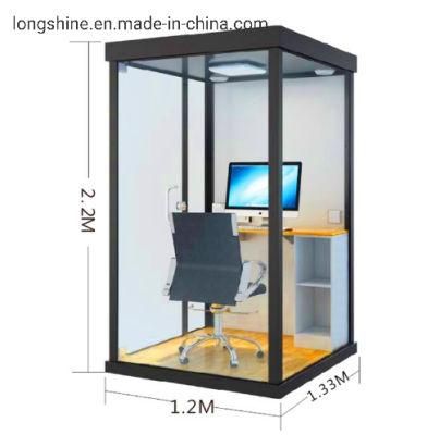 Top Quality Mini Soundproof Mobile Privacy Pods Office Phone Booth