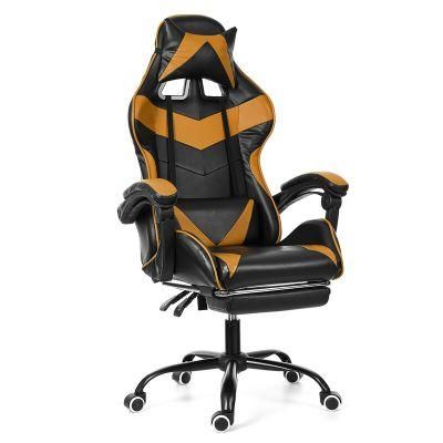 Modern Backrest Swivel Office Chair Racing Game Chair with Footrest