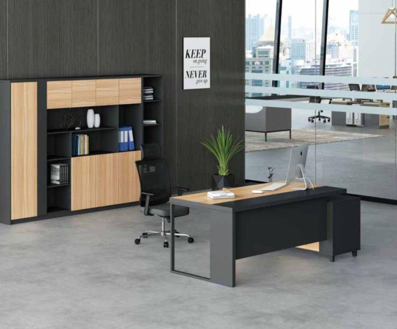 Simple Style Melamine Faced Boss Computer Office Executive Table