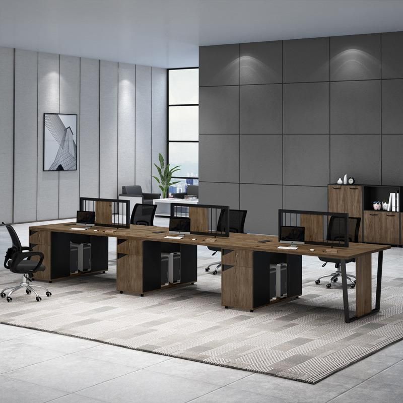 China Wholesale Wood Staff Office Screen Panel Table Workstation Commercial