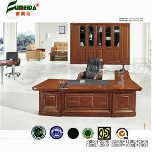 MDF High End Office Table with Wood Veneer