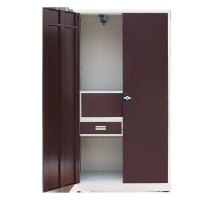 Metal Office Furniture School 2 Doors Wardrobe for Supermarket