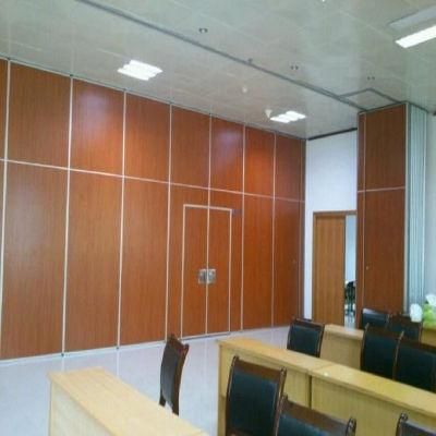 Acoustic Folding High Banquet Hall Wooden Room Divider Sliding Movable Operable Office Partitions Wall for Hotel