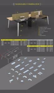 Modern Office Counter Table Design Office Desk Durable Workstation