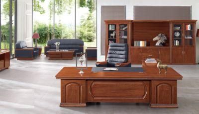 Hot Sale Office Furniture Wood Curved Office Desk (FOH-B7G281)