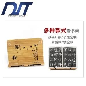 Custom Logo Portable Moving Folding Bamboo PC Table