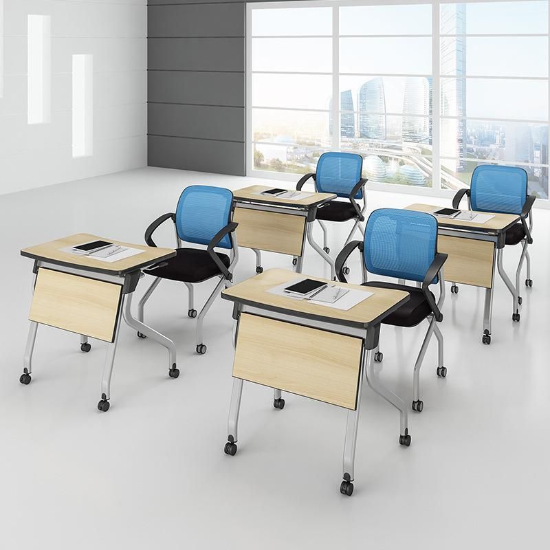 Modern Wooden Executive MDF Finish Folding Table Computer School Desk