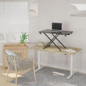 Aoke Pneumatic Electric Standing Desk Converter Adjustable Desk