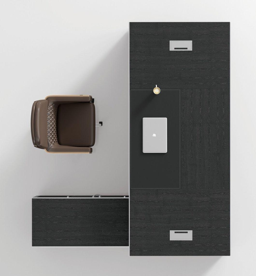Business Style Black Manager Supervisor Executive Office Table