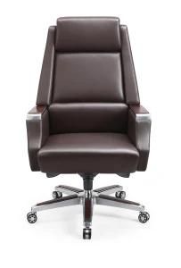 High Back 360 Swivel Chair for Manager Executive Boss Leather Office Chair Furniture A1806