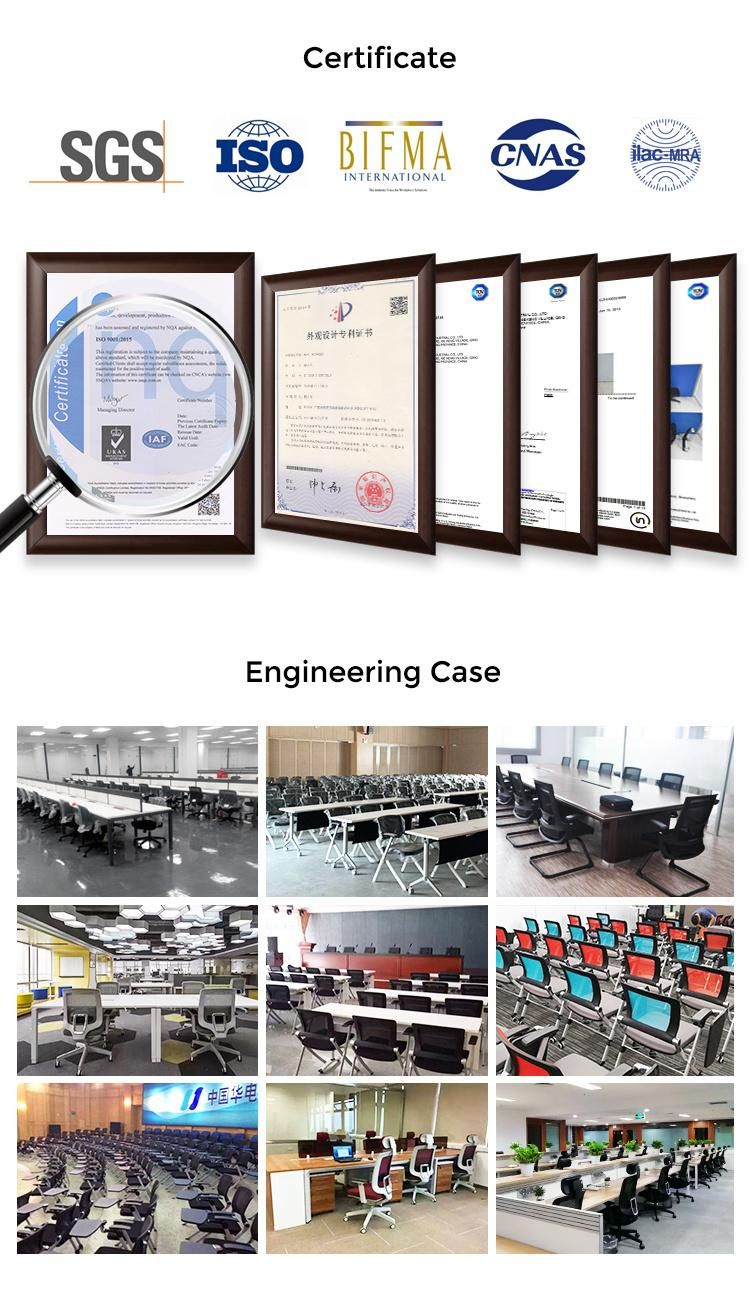 School Chair Aluminum Tablet Quality Meeting Chair