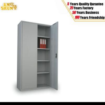 Two Swing Doors Cabinet Kd Structure Office Bookcase Fling Cabinet