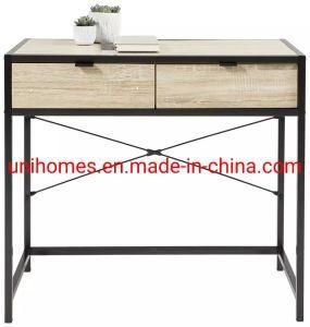New Design Height Wooden Furniture Metal Table Study Office Standing Computer Desks with Drawer Cabinet
