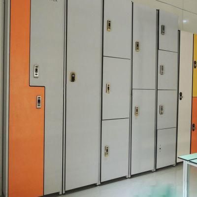HPL Panels Small Gym 4 Doors Lockers Constructed