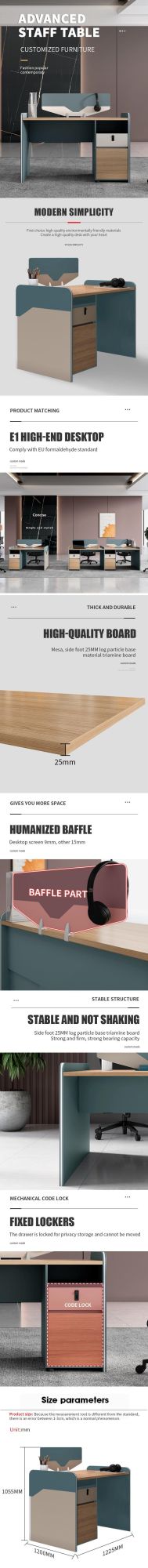 Made in China Commercial Furniture Modular Office Desk Workstation
