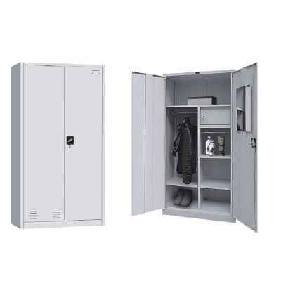 Different Colour Double Door Metal Locker Steel Almirah Design Almirah