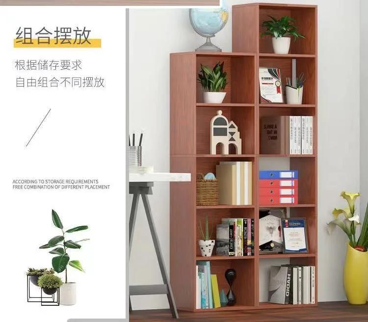 Easy-Assembly Modern Wood Bookcase Cabinet Home Furniture Storage with High Quality