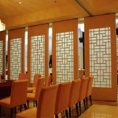 Banquet Movable Partition Wall Bearing Aluminum Track Interior Wooden Partition Wall