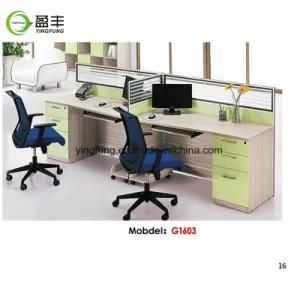 Customized Office Furniture Wooden Workstation Modular Desk Yf-G1603