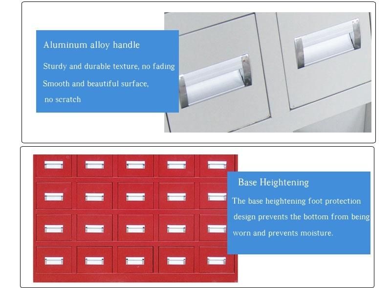 45 Drawers Stainless Steel Hospital Pharmacy Multi Drawers Drug Cabinet