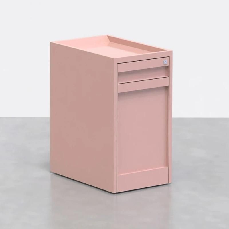 Hidden Casters Movable Filing Storage Mobile Pedestal Cabinet Metal