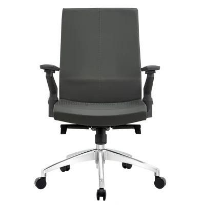 Black Classic Office PU Leather Luxury Office Chair