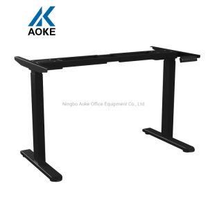 Dual Motor Height Adjustable Frame Manufacturer Electric Sit Standing Office Desk