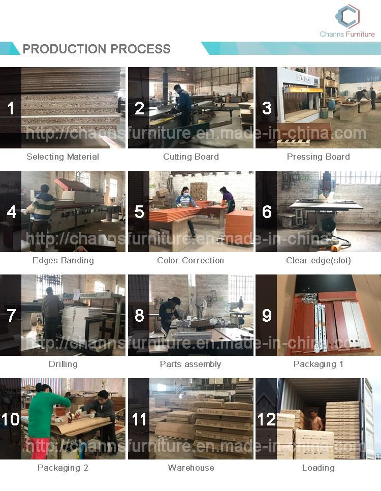 Popular Home Design Hotel Furniture Wooden Workstation Executive Table Office Desk (CAS-D41204)