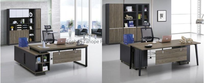 High-End Fashion Office Table 2 Seater Workstation Desk with Drawer