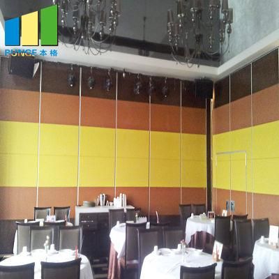 Banquet Hall Interior Operable Soundproof Folding Wall Partitions