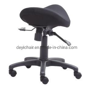 up and Down Two Lever Mechanism Fabric PU Upholstery Saddle Shape Computer Seat Angle Adjustment Office Chair