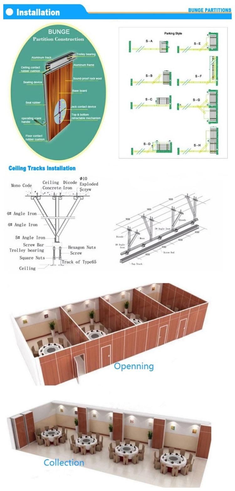 Hot Sale Folding Office Glass Partition Door Sliding Partition Glass Wall