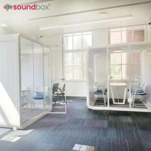 Modern Office Pod Low Noise Soundproof Booth Private Sound Insulate Acoustic Cabine