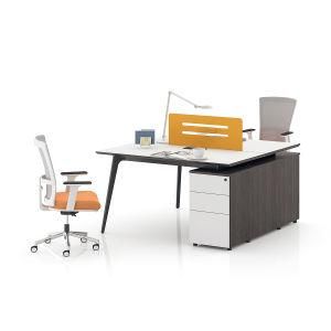 Matt White 2 Seat Open Office Workstation Office Cubicle Design