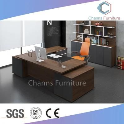 Traditional Design Office Desk L Shape Manager Table (CAS-DA39)
