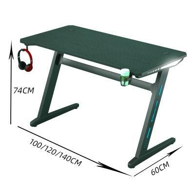 Elites Most Popular Top Quality with Grb Light Desk Pad E-Sports Modern Game Desk Game Table