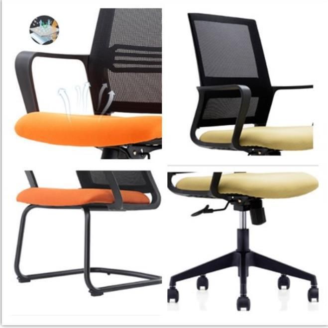 Executive Office Furniture Fabric Mesh Chairs Conference Room Swivel Chairs