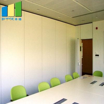Hotel Acoustic Rolling Operable Walls Folding Office Partition Walls with Pass Doors